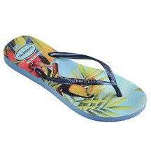 havaianas 哈瓦仕 巴西人字拖 官方唯一授權 女款 熱帶-大嘴鳥藍色4122111-0546-細節圖2