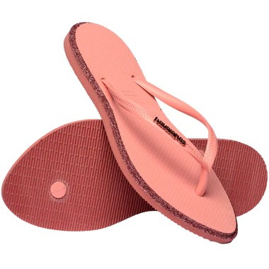 havaianas 哈瓦仕 巴西人字拖 官方唯一授權 女款 尖頭亮粉-粉色4150157-1397-細節圖4
