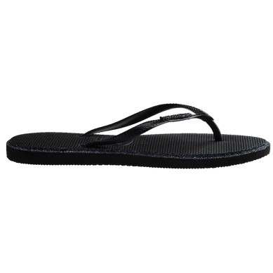 havaianas 哈瓦仕 巴西人字拖 官方唯一授權 女款 尖頭亮粉-黑色4150157-1069-細節圖3