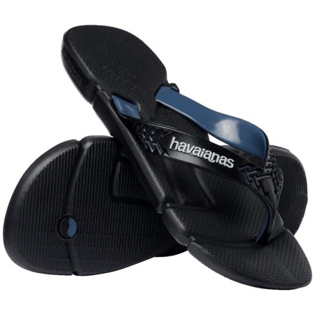 havaianas 哈瓦仕 巴西人字拖 官方唯一授權 男款 Power 2.0全黑4145492-0536-細節圖4