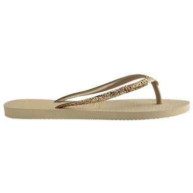 havaianas 哈瓦仕 巴西人字拖 官方唯一授權 女款 亮片金色4146975-0154-細節圖3