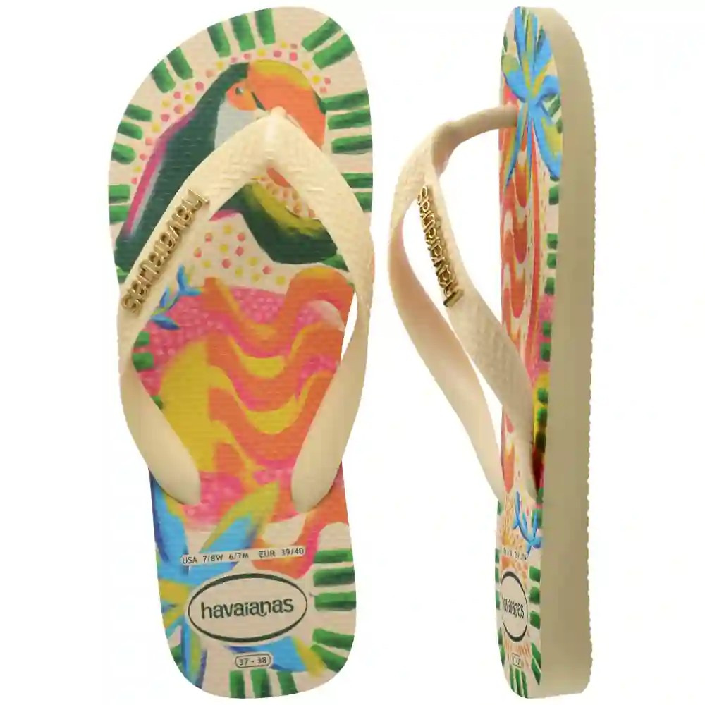 havaianas 哈瓦仕 巴西人字拖 官方唯一授權寬帶款Feita de Ginga Bossa4150746-925-細節圖4