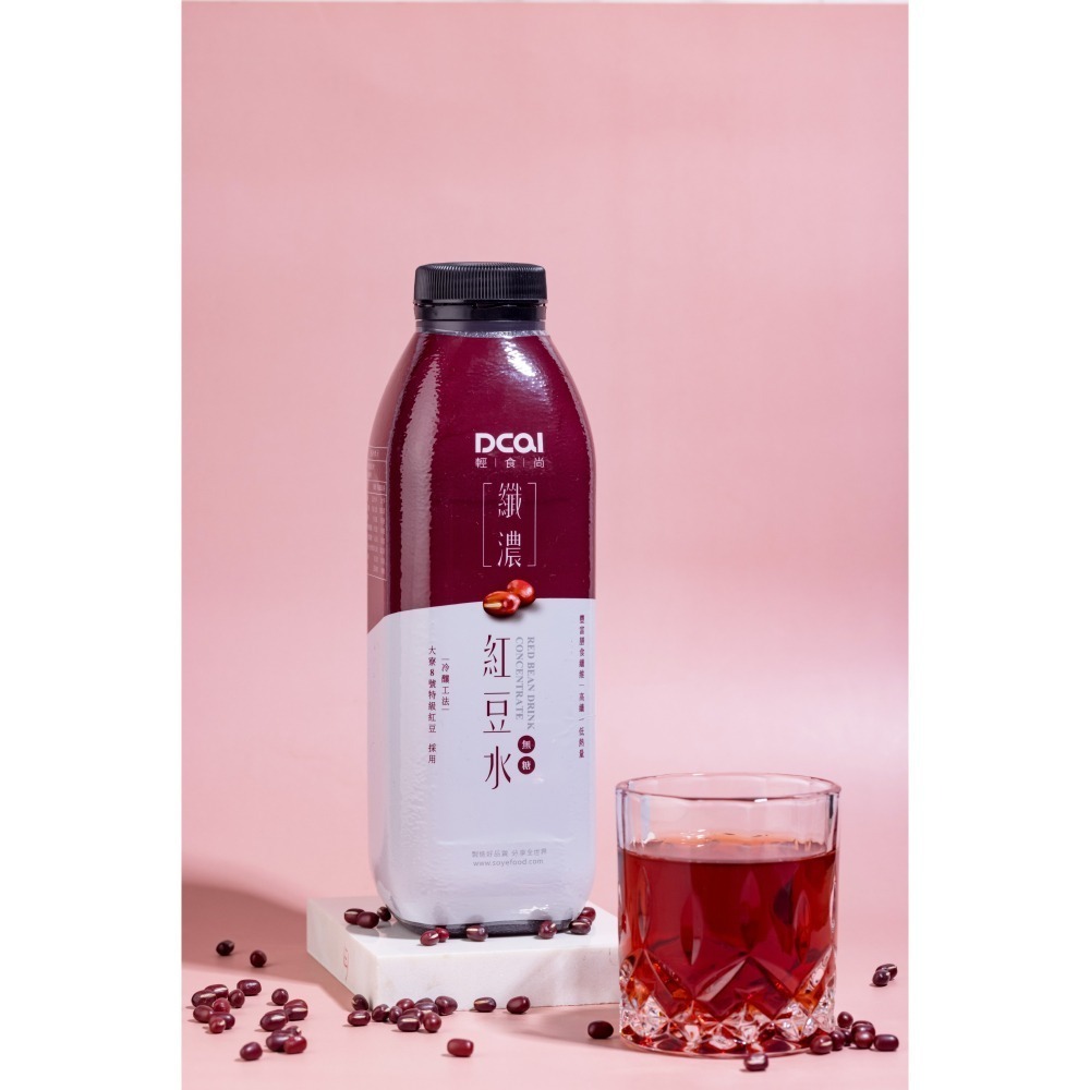 【安朗良品】大寮農會紅豆水(960mlx12瓶)｜高雄8號纖濃萃取｜零澱粉無糖添菊苣纖維助消化-細節圖3