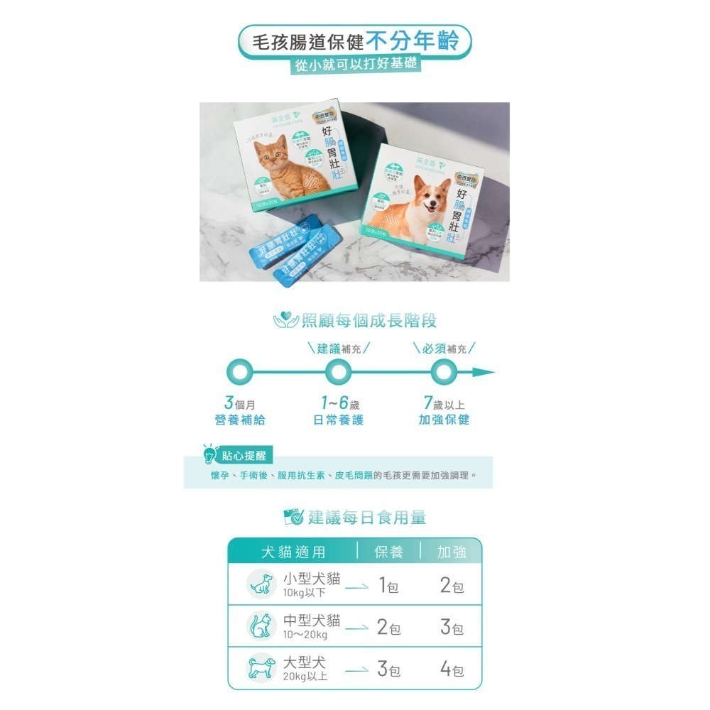 【黃金盾】寵物 好腸胃壯壯 三盒優惠組(30包/盒) #好禮活動 送好腸胃壯壯體驗組 #寵愛毛孩 #犬貓 #檢驗合格-細節圖9