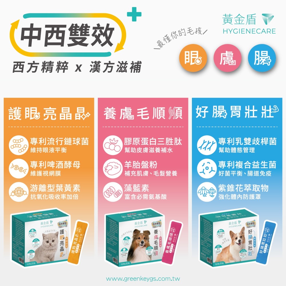 【安朗良品】｜優惠加碼｜ 黃金盾 寵物 護眼亮晶晶 (30包/盒) 送好腸胃壯壯體驗組 #毛孩 #檢驗合格-細節圖8