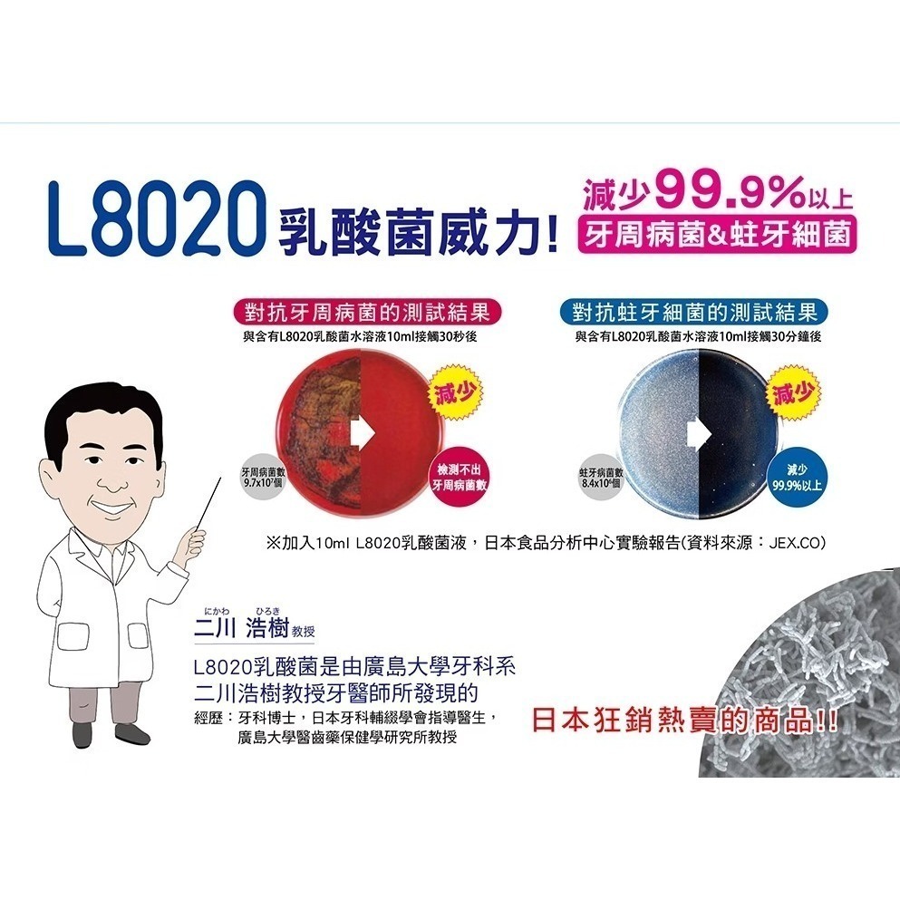 樂可麗舒 ★L8020 乳酸菌漱口水500ml (薄荷)15瓶 |箱購 優惠 免運| 專業形象必備 口氣清新首選-細節圖4