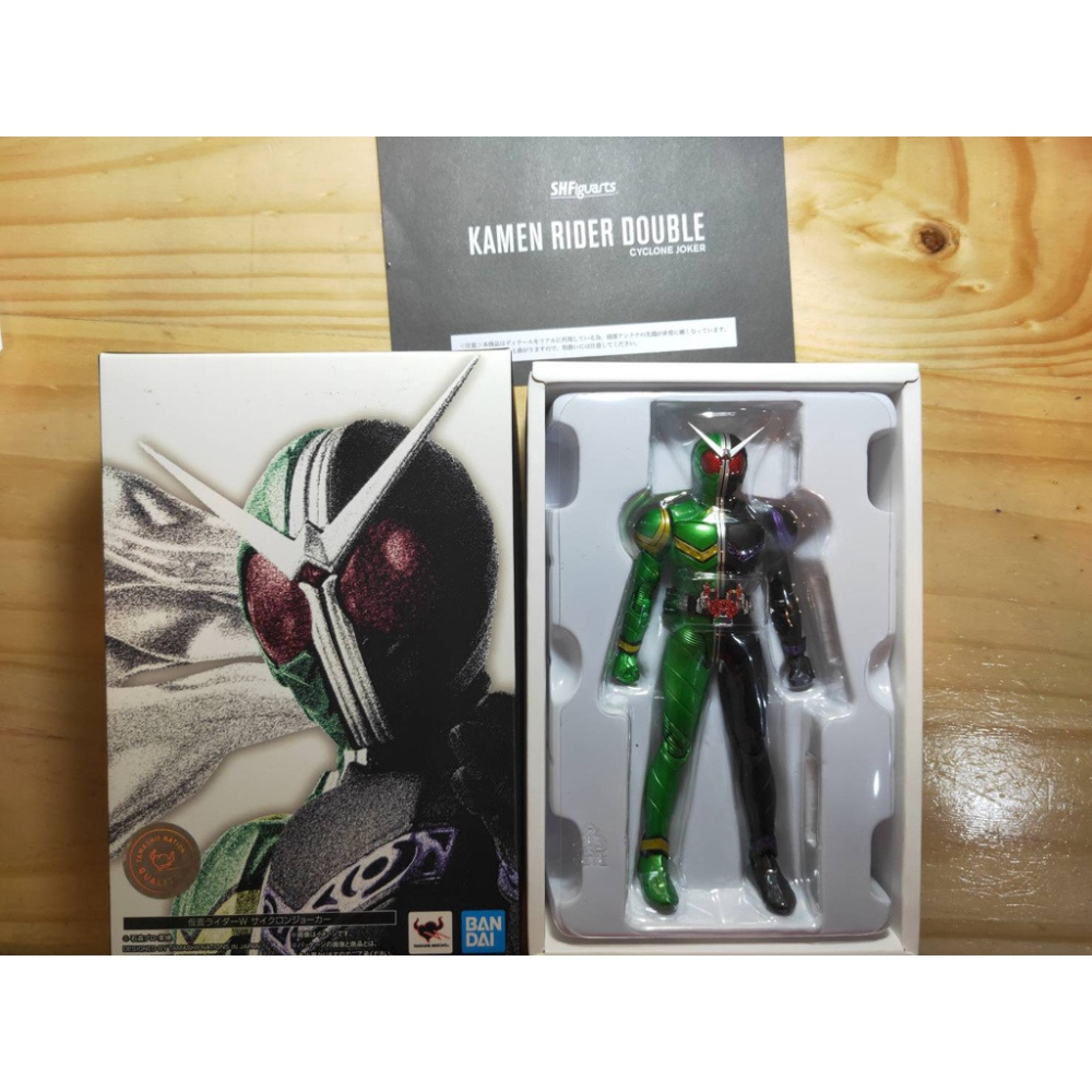 SHF 膠膜未拆近全新 真骨雕 假面騎士 W 颶風小丑  旋風王牌 真骨彫 Joker S.H.Figuarts-細節圖2