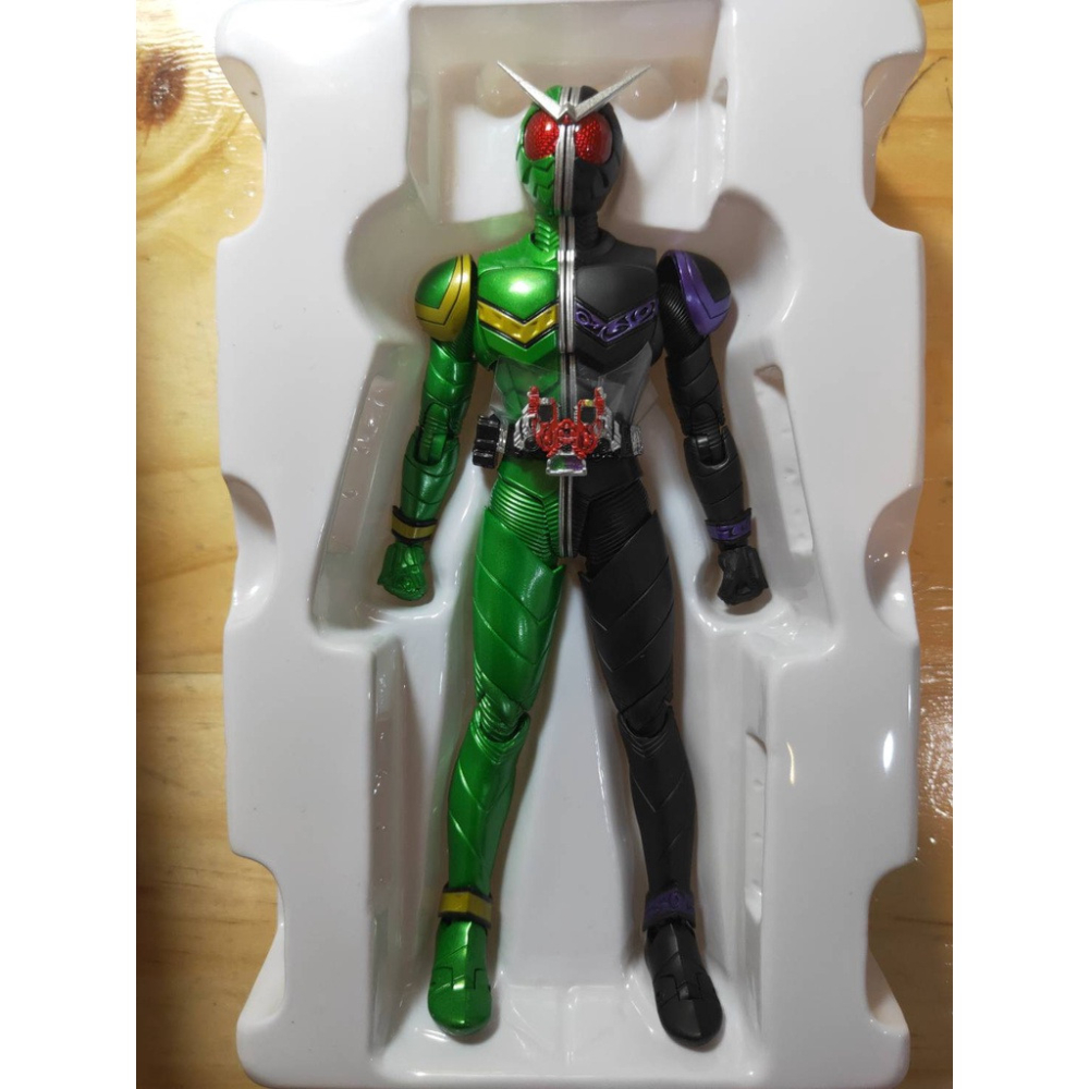 SHF 膠膜未拆近全新 真骨雕 假面騎士 W 颶風小丑  旋風王牌 真骨彫 Joker S.H.Figuarts-細節圖4
