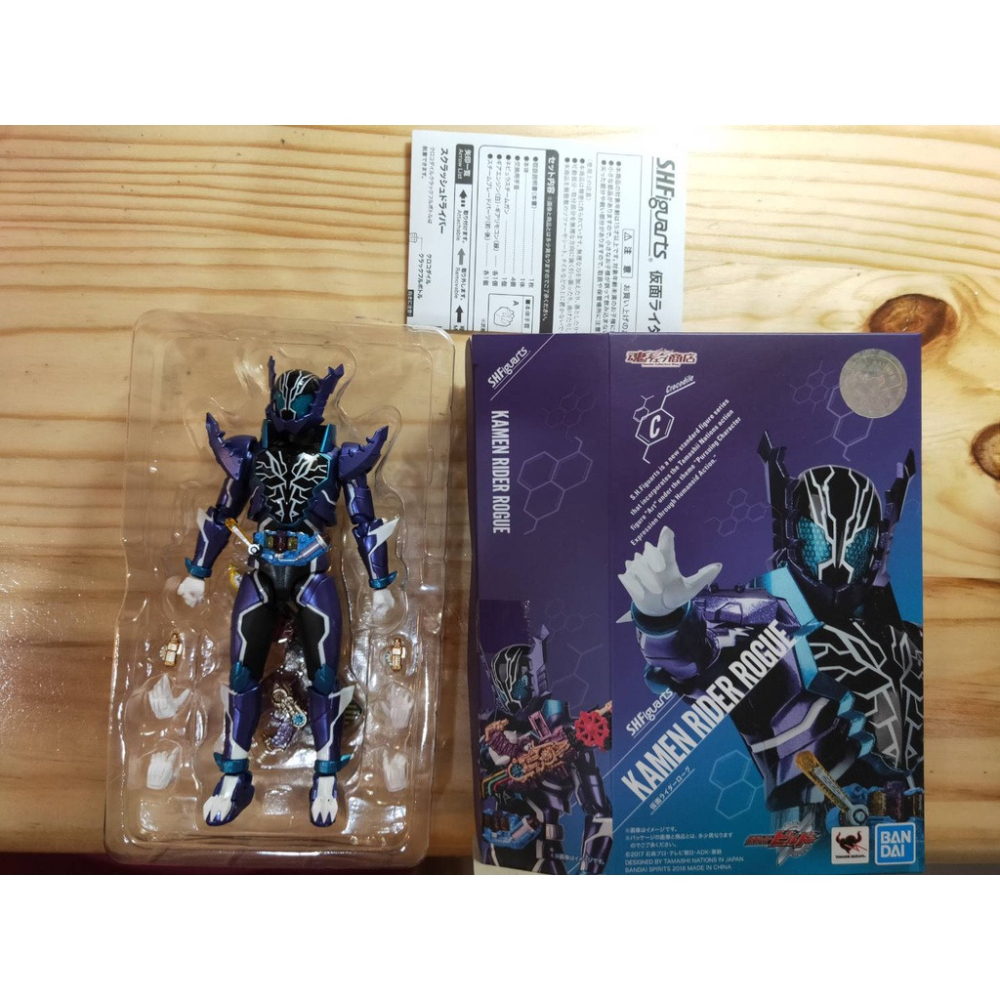 日版 假面騎士 SHF Rogue 鱷霸 Build 老實人 冰室幻德  S.H.Figuarts-細節圖2
