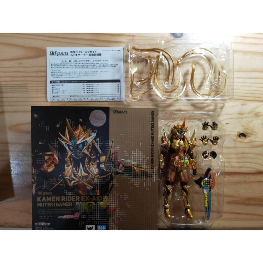 日版 無敵玩家 SHF 假面騎士 Ex Aid Muteki Gamer S.H.Figuarts 非 Genm 編年史-細節圖3