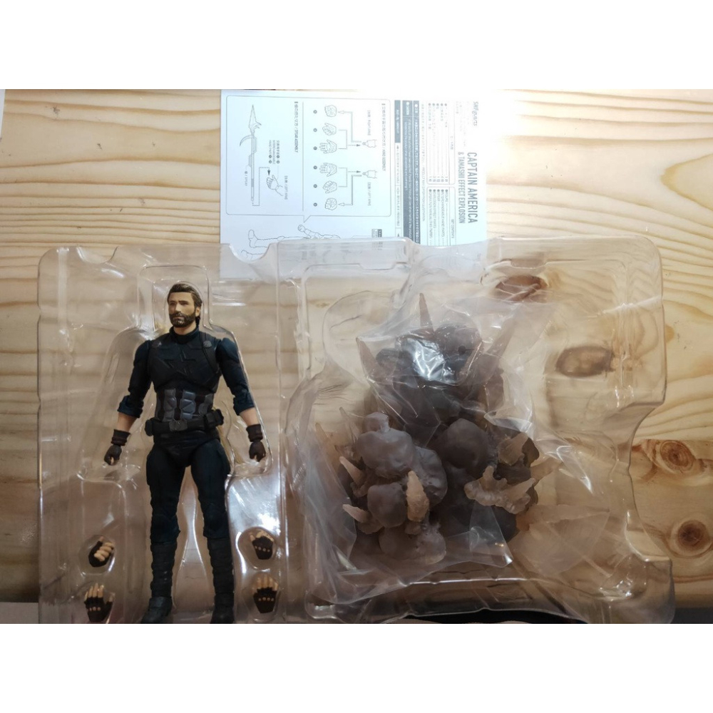 SHF 復仇者聯盟 3 無限之戰 美國隊長 S.H.Figuarts 附爆炸特效 非 終局之戰 鋼鐵人 蜘蛛人 索爾-細節圖2