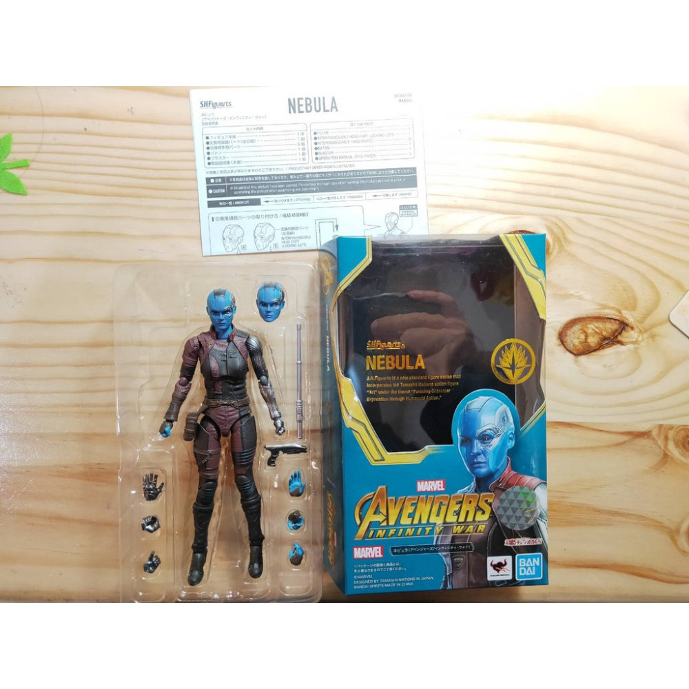 魂商店限定 SHF 星際異攻隊 涅布拉 Nebula 復仇者聯盟 終局 S.H.Figuarts 非 雷神 美國隊長DC-細節圖3