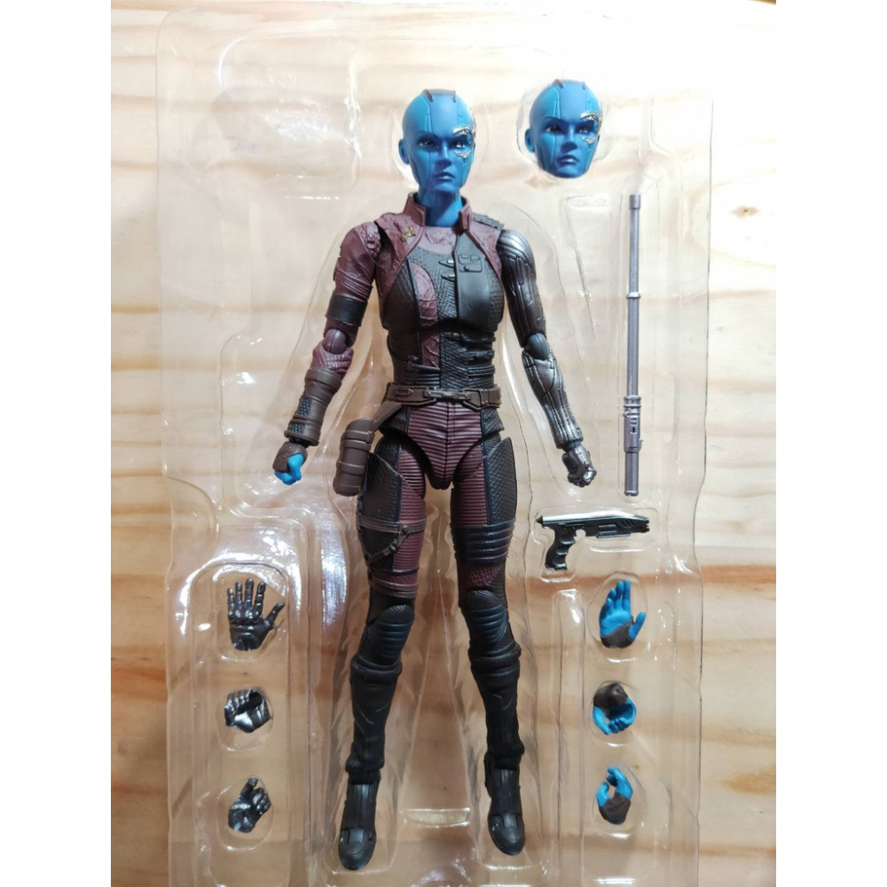 魂商店限定 SHF 星際異攻隊 涅布拉 Nebula 復仇者聯盟 終局 S.H.Figuarts 非 雷神 美國隊長DC-細節圖4
