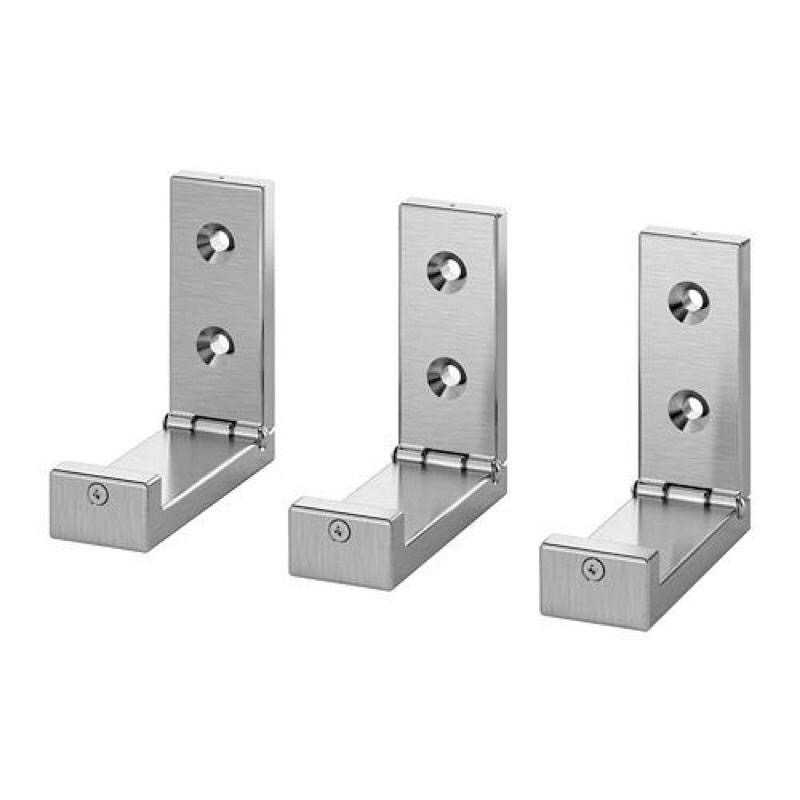 [ IKEA絕版品 ] 📢  IKEA BJARNUM 無附螺絲 可收式掛勾 上牆掛勾 折疊式掛衣勾 不用時可摺疊收納-細節圖2