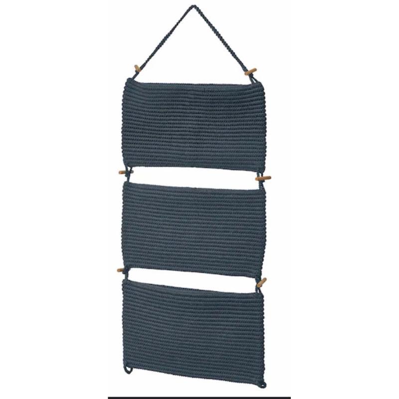 [ IKEA絕版品 ] 📢 IKEA NORDRANA置物籃 浴室收納袋 抽屜分類袋 置物袋 掛袋 編織籃 分類收納袋-細節圖3