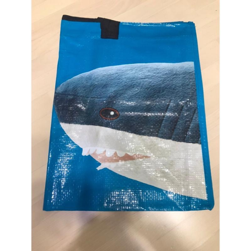 [ IKEA絕版品 ] 📢 IKEA正品 購物袋 收納袋 貨物袋 手提袋 鯊魚 藍色 防水 大容量多用途