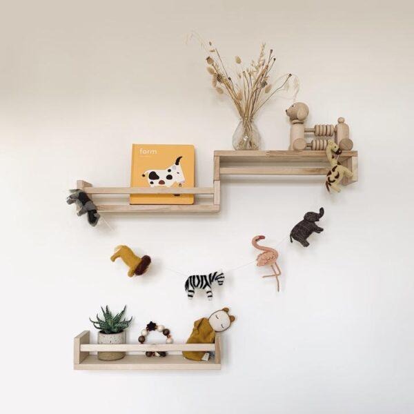 IKEA 代購 IKEA BEKVAM 調味罐架 壁架 白楊木 置物架 吊衣架 展示架 書架 木架 40x10x9公分-細節圖2