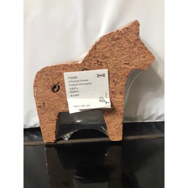 IKEA正品 軟木塞 小馬 裝飾品 馬 聖誕節 禮物 馬造型 擺飾-細節圖2