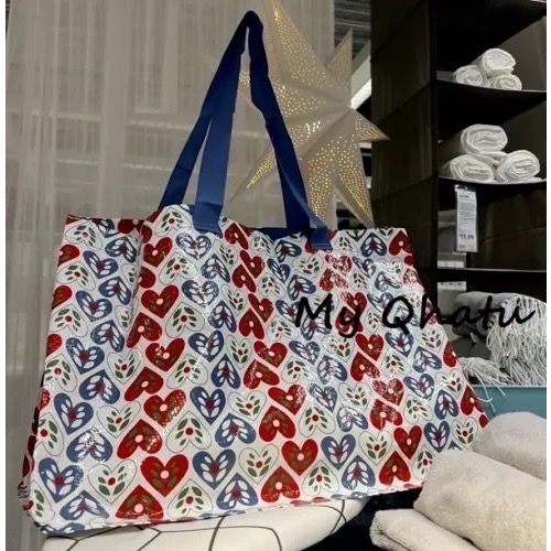 IKEA代購 VINTERFINT 環保購物袋 大型購物袋 手提袋 寄貨袋 搬家袋 71L 貨物袋-細節圖2