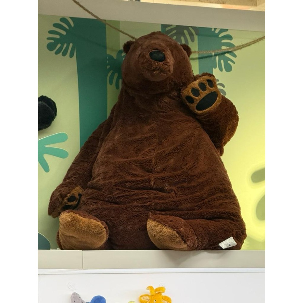 IKEA 代購 DJUNGELSKOG 棕熊 100公分 節日 大棕熊 交換禮物 熊 生日禮物 大熊布偶-細節圖2