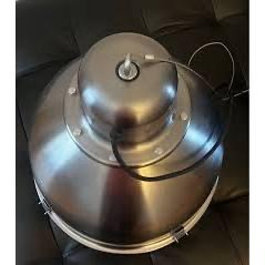 IKEA全新絕版品 SVARTNORA 吊燈 不鏽鋼效果 38 公分 金屬吊燈 工業風燈具-細節圖8