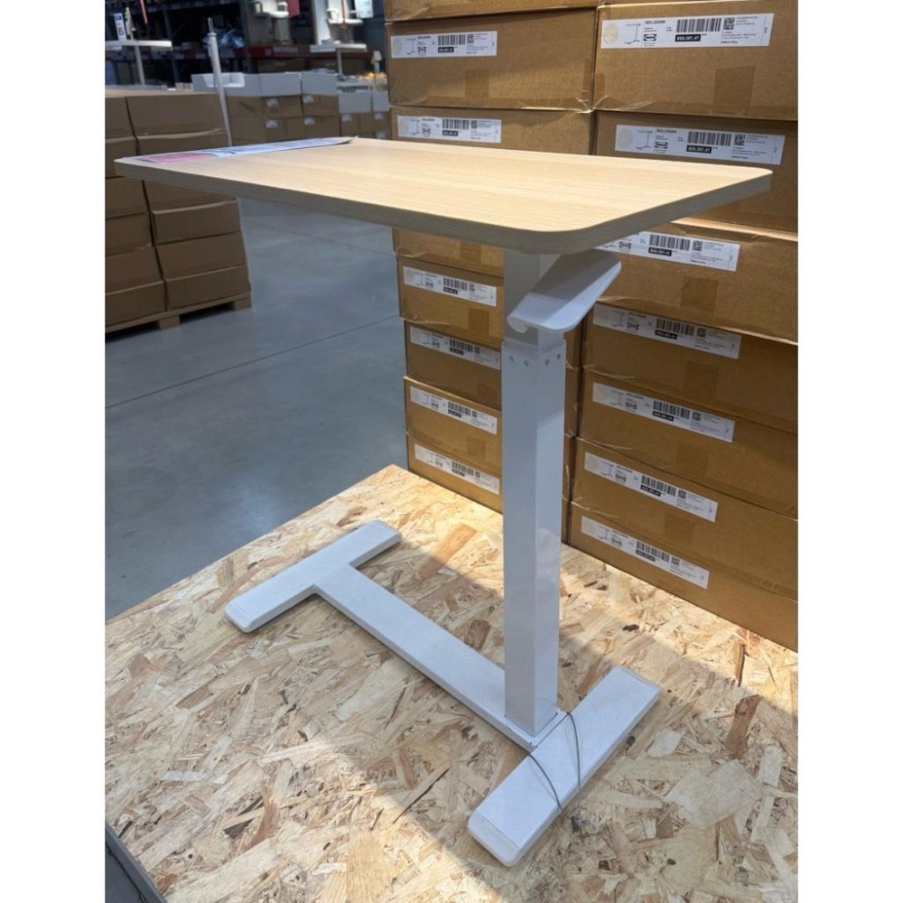IKEA 代購 BOLLSIDAN 筆電桌 氣壓式 電腦桌 客廳桌 升降式邊桌 升降桌 可移動式 邊桌 床邊桌 懶人用-細節圖5