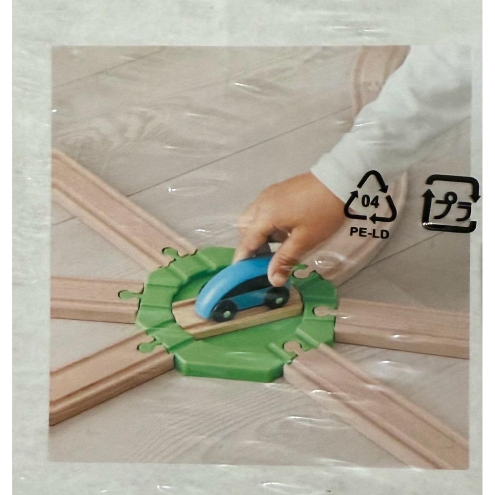 IKEA絕版品 IKEA代購 LILLABO 木製火車軌道配件 車庫維修 軌道轉車台木製火車軌道玩具 電動火車-細節圖5
