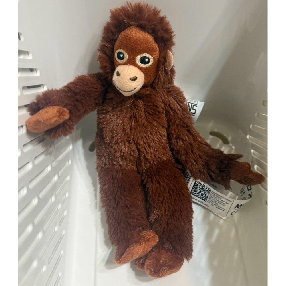 IKEA代購 IKEA正版 口袋布偶 小猩猩 安撫玩具 填充玩具 禮物 飾品 猩猩 裝飾-細節圖3