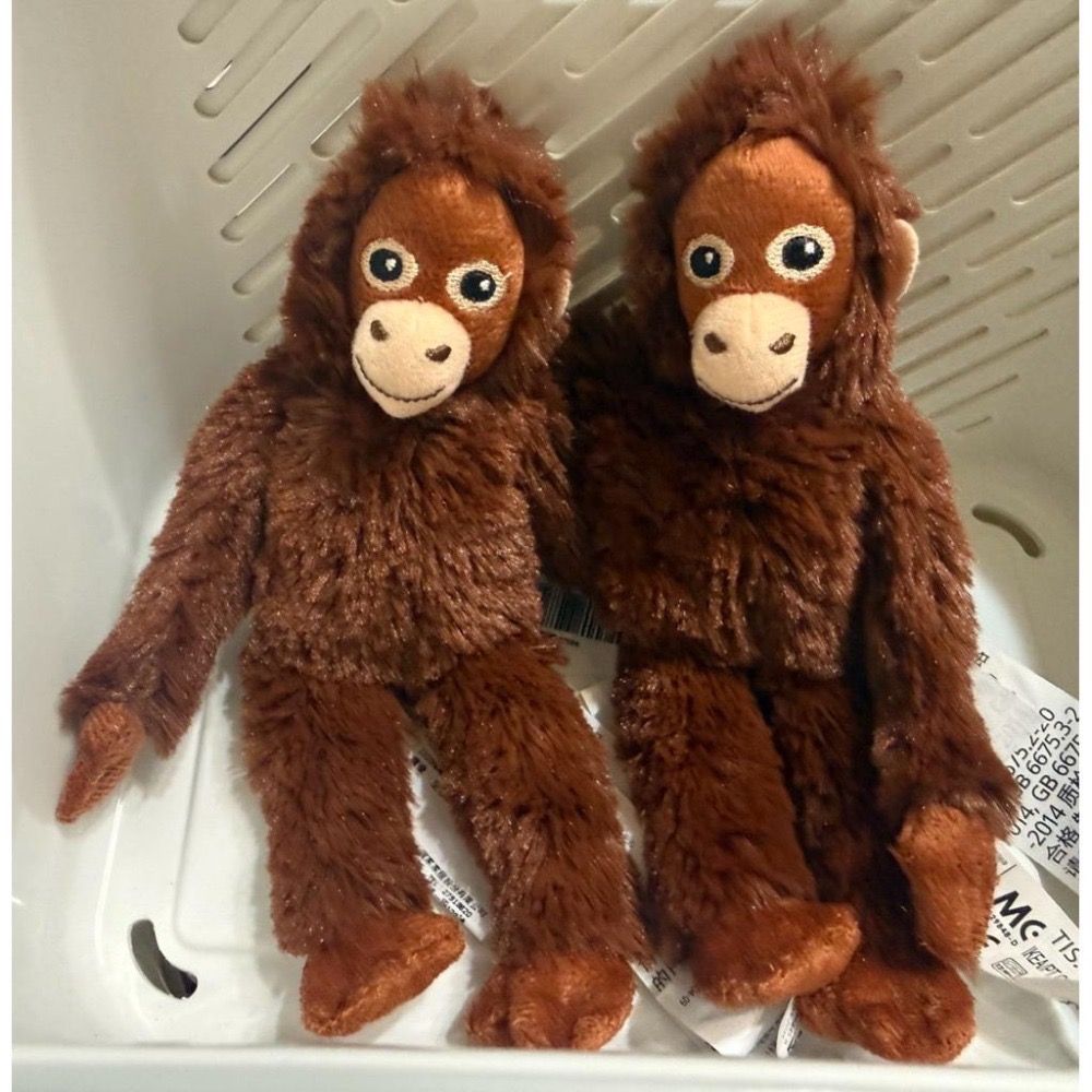 IKEA代購 IKEA正版 口袋布偶 小猩猩 安撫玩具 填充玩具 禮物 飾品 猩猩 裝飾-細節圖5