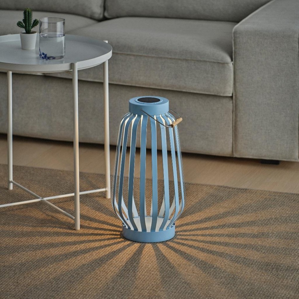 [ IKEA絕版品］ IKEA 代購 SOLVINDEN Led 太陽能落地燈 條紋 42 公分 落地燈 移動式落地燈-細節圖3