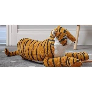 [ IKEA絕版品］📢 IKEA 代購 正品 MORRHÅR 獵豹 老虎 布偶 花豹填充玩具 禮物 娃娃-細節圖5