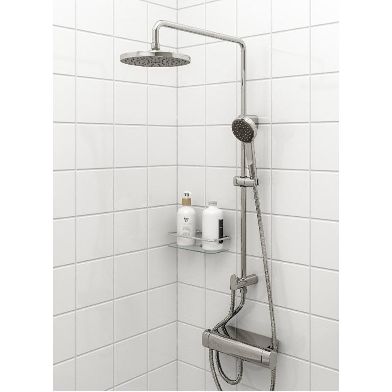 ikea 蓮蓬頭組附分流器 雨淋 掛桿 頂噴式蓮蓬頭 手持式蓮蓬頭 衛浴-細節圖4