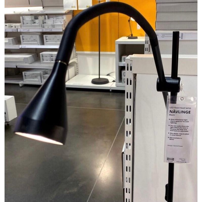 [ IKEA絕版品 ] 📢 正品 IKEA 代購 NÄVLINGE Led落地 閱讀燈 工作燈 質感黑 可超取 立燈-細節圖4
