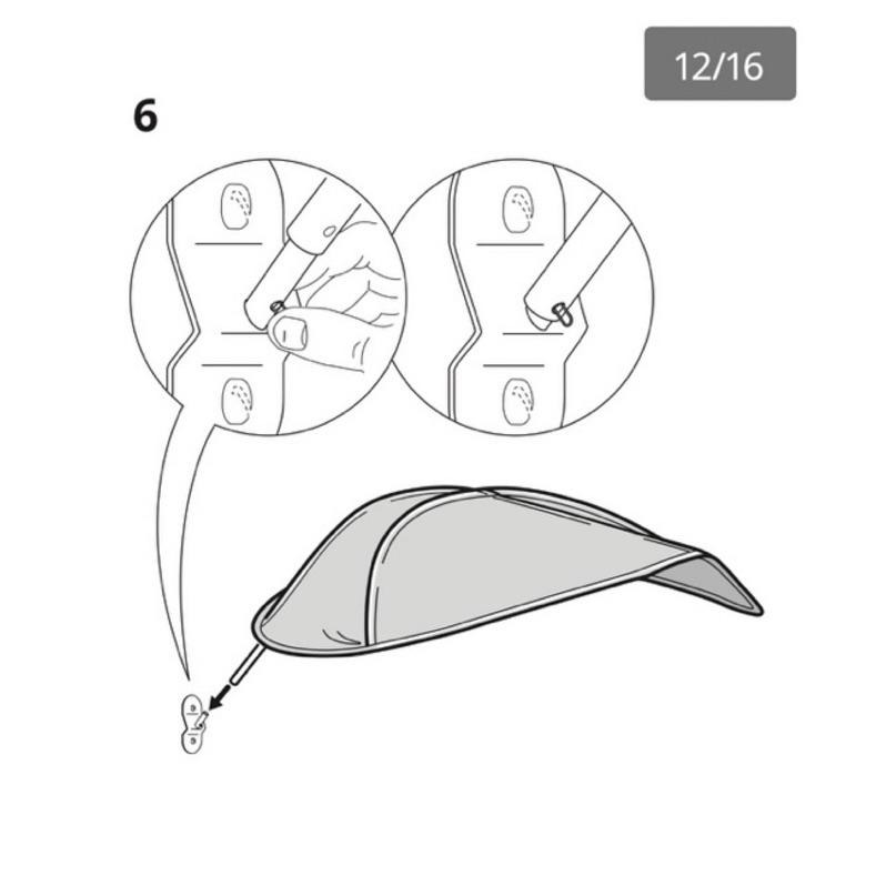 IKEA 代購 正品 LOVA 床頂篷 兒童床帳 營造兒童環境 兒童床罩 兒童帳篷 床頂篷-細節圖9