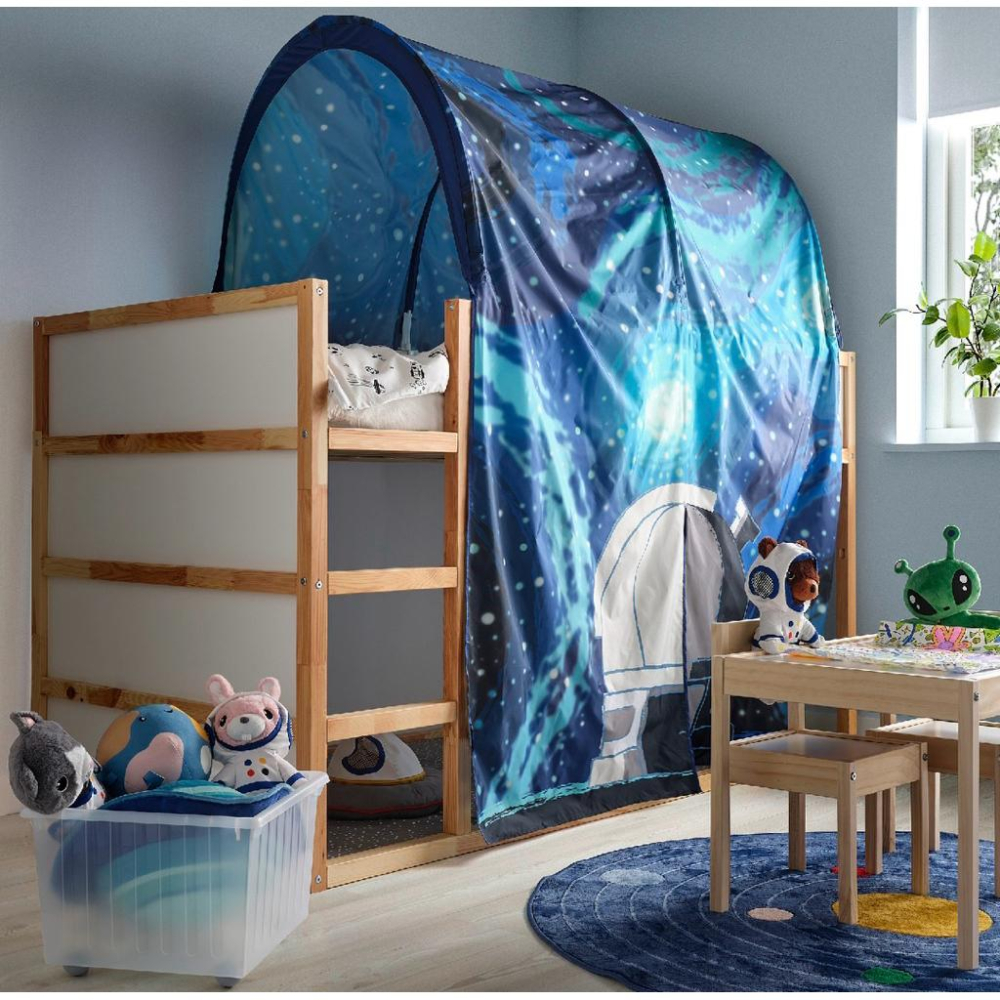 [ IKEA絕版品］📢 IKEA 代購 正品 KURA 床頂篷 兒童帳篷 遊戲帳 適用於KURA床架 海洋 動物-細節圖4