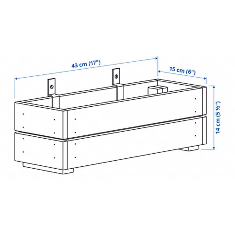 [ IKEA絕版品］📢 代購 IKEA  STJARNANIA 盆栽盒 盆栽架 花盆架 花架 置物架 展示架 綠植架-細節圖5