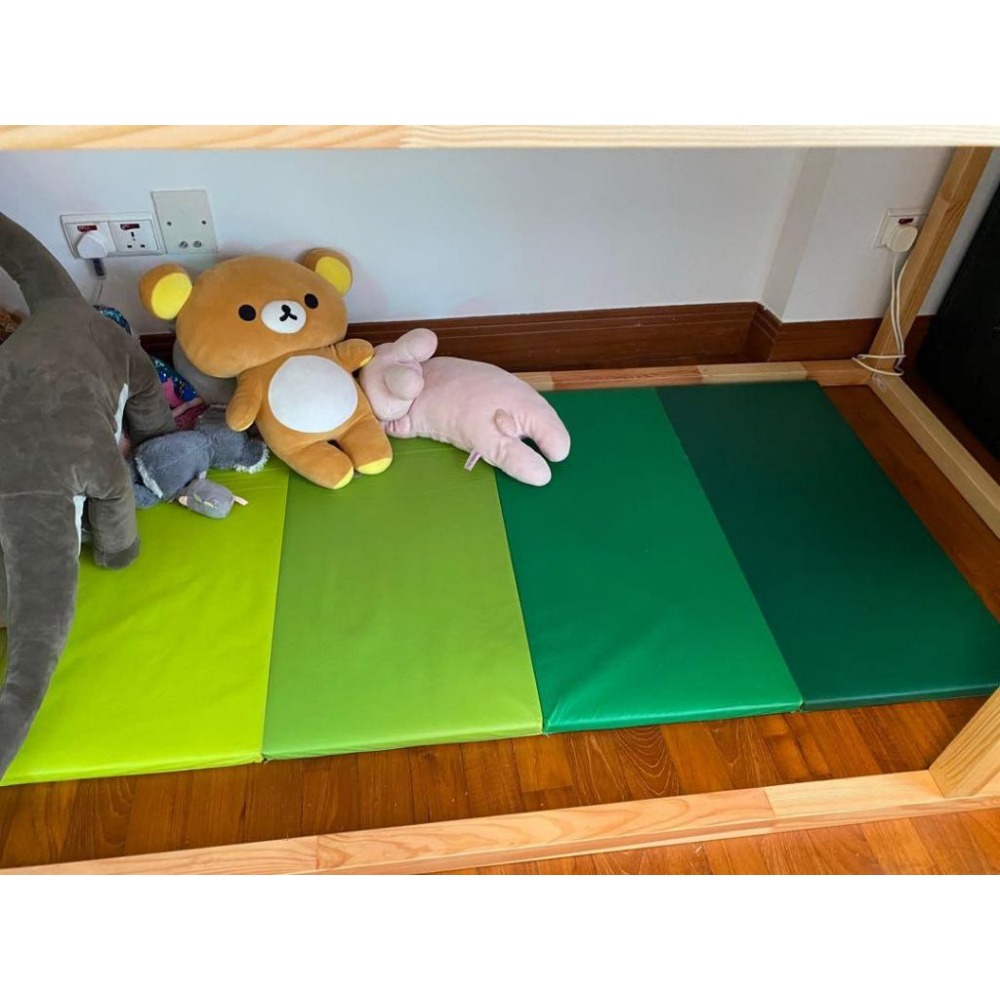 [ IKEA絕版品 ] IKEA代購 當天出貨  PLUFSIG 折疊式運動墊  綠色遊戲地墊 兒童地墊  瑜珈墊-細節圖4