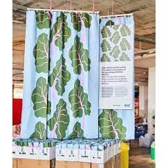 [ IKEA絕版品］📢 IKEA 正品全新 限量商品 Marimekko BASTUA 浴簾 180x200 浴室-細節圖2
