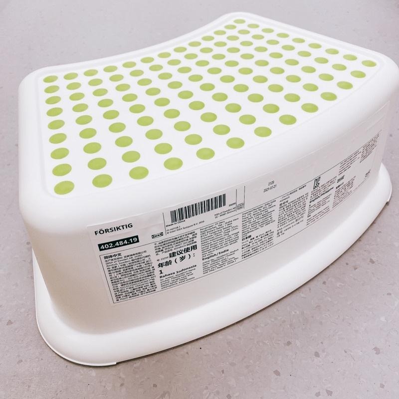 IKEA代購 FÖRSIKTIG 兒童安全腳凳 FORSIKTIG 白色/綠色 白色/藍色 椅凳 浴室 腳凳-細節圖6