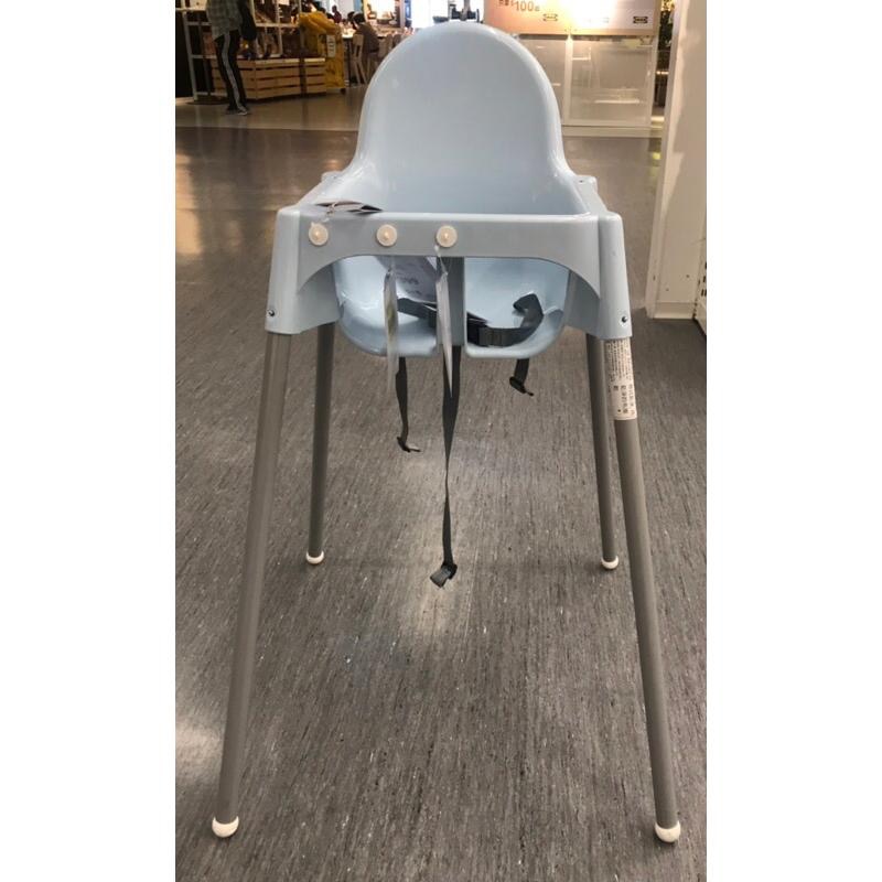IKEA 兒童寶寶餐椅 代購 幼兒高腳椅  餐廳兒童椅 兒童餐椅 吃飯 高腳椅 幼兒餐椅 托盤 餐盤 灰藍 白色-細節圖8