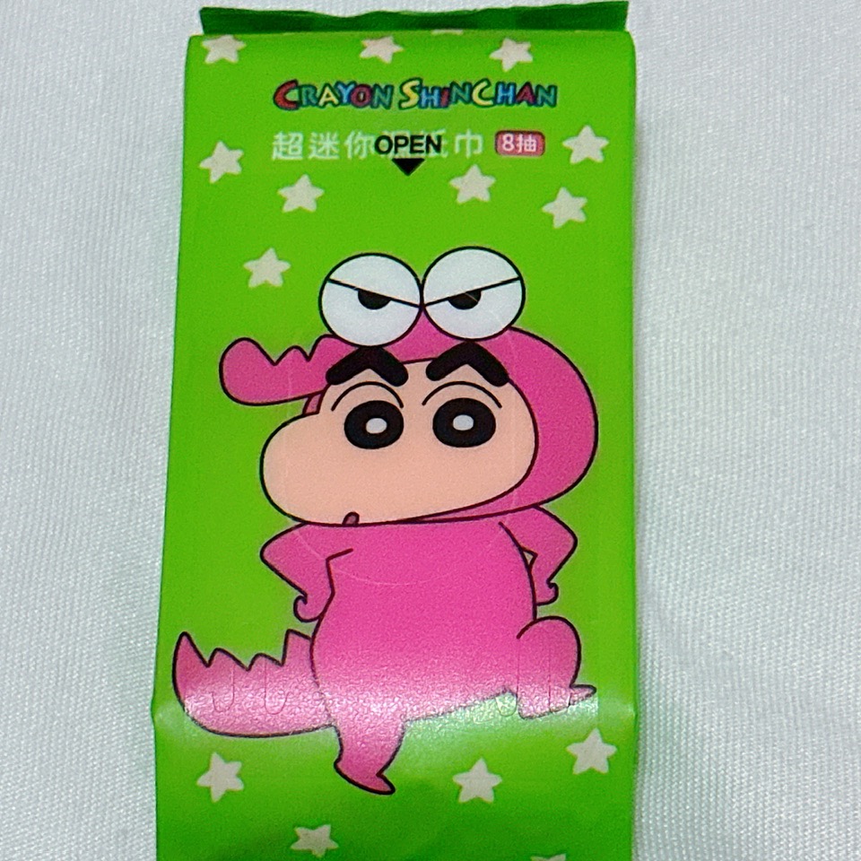 蠟筆小新-濕紙巾8抽/隨身包/方便/清潔/小包裝-細節圖3