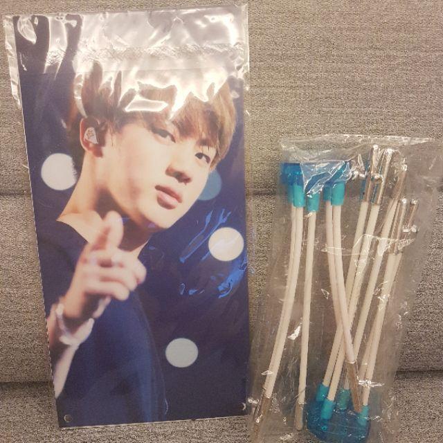 BTS 防彈少年團 JIN 金碩珍 10秒韓站  2016生日集資 厚寫真 PB 海報 小卡 透扇-細節圖7