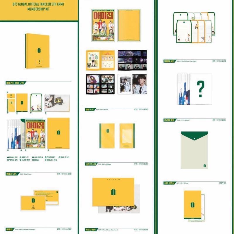 防彈少年團 BTS 官方 五期會員禮 OFFICIAL FANCLUB 整組全新-細節圖2
