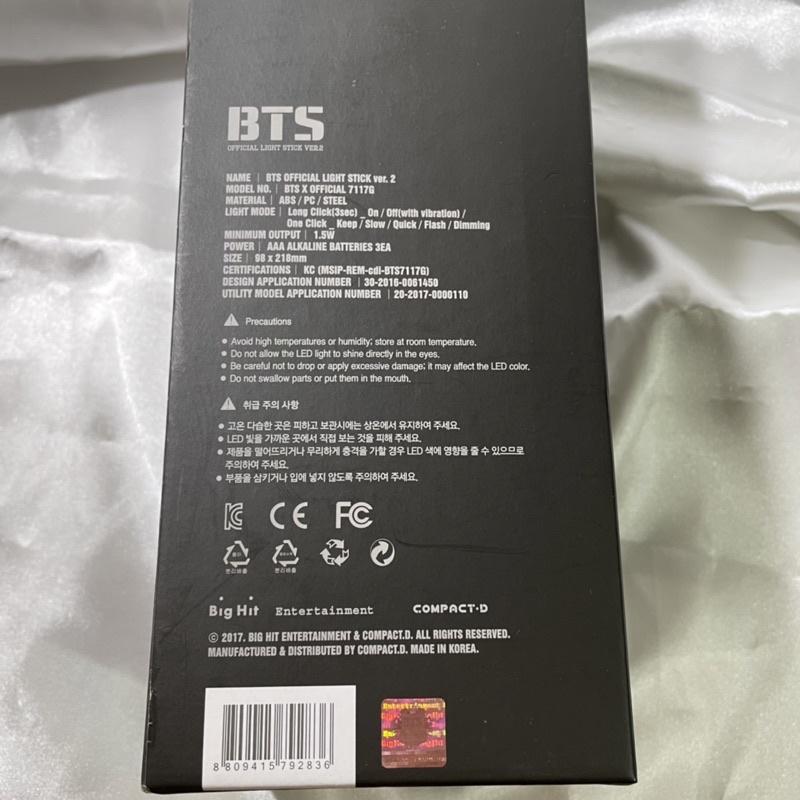 [首爾親自帶回]防彈少年團 BTS 二代 官方 應援 手燈 阿米棒 ARMY BOMB-細節圖5