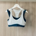 『桑芙兒』歐美 假兩件 休閒 撞色 BAR 背心 運動 內衣 瑜珈  (4色) S/M/L-規格圖9