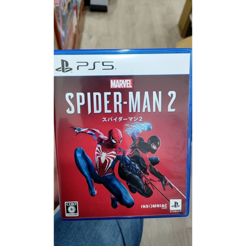 二手 PS5 遊戲 漫威蜘蛛人2 中文版 Marvel＇s Spider Man 2 日英文版