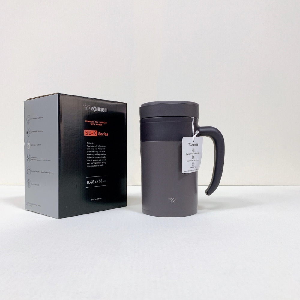 【象印】有開發票 公司貨 不銹鋼真空馬克杯/不銹鋼辦公杯480ml 附濾網 SE-KAE48-細節圖9