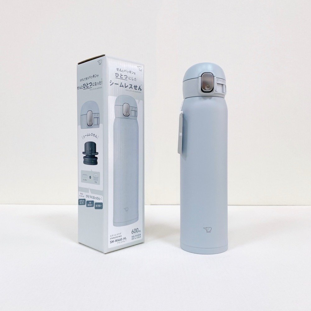 【象印】有開發票 公司貨 一體式中栓彈蓋不銹鋼保溫保冷杯/保溫瓶600ml SM-WA60-細節圖5