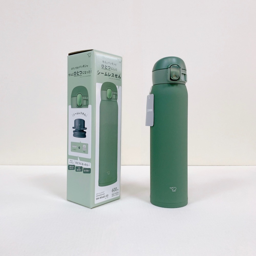 【象印】有開發票 公司貨 一體式中栓彈蓋不銹鋼保溫保冷杯/保溫瓶600ml SM-WA60-細節圖6