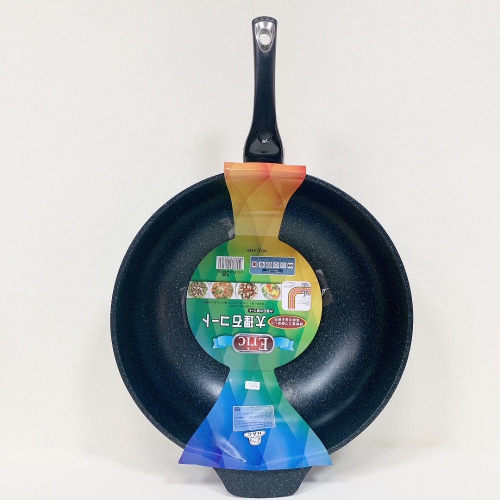 【H.A.C】韓國製造 艾力克Eric大理石重力鑄造不沾炒鍋38cm-細節圖2